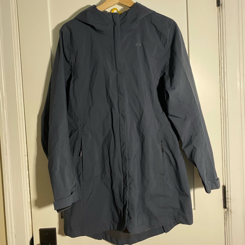 Lole rain jacket navy blue size M